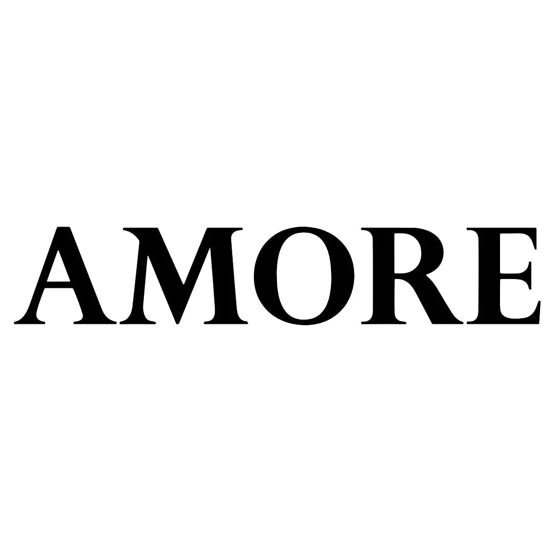 AMORE temporary tattoo in serif capitals - Image 2