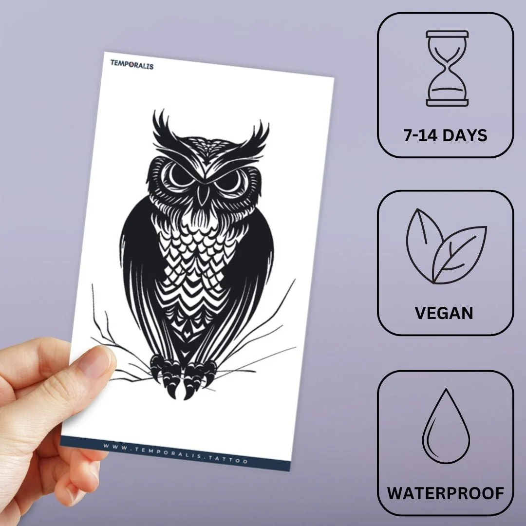 Bold Owl Tattoo - Image 3