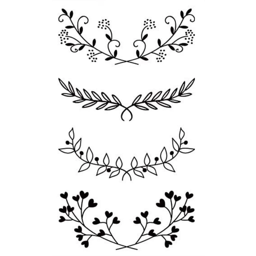 4 Botanical Wreaths