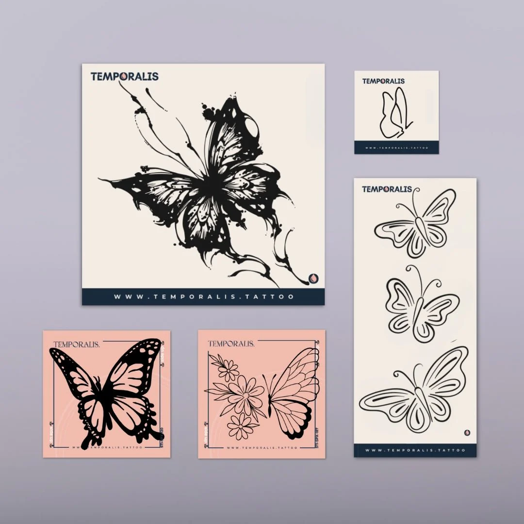 Butterfly - Tattoo Kit (5 tattoos)