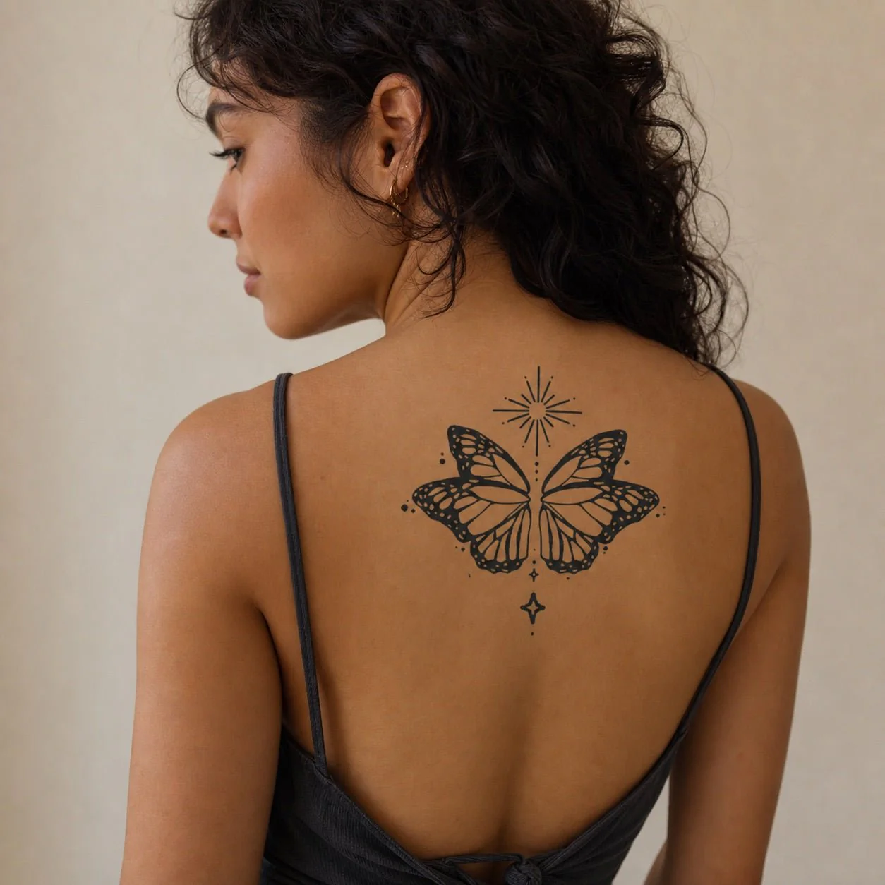 Celestial Butterfly Tattoo