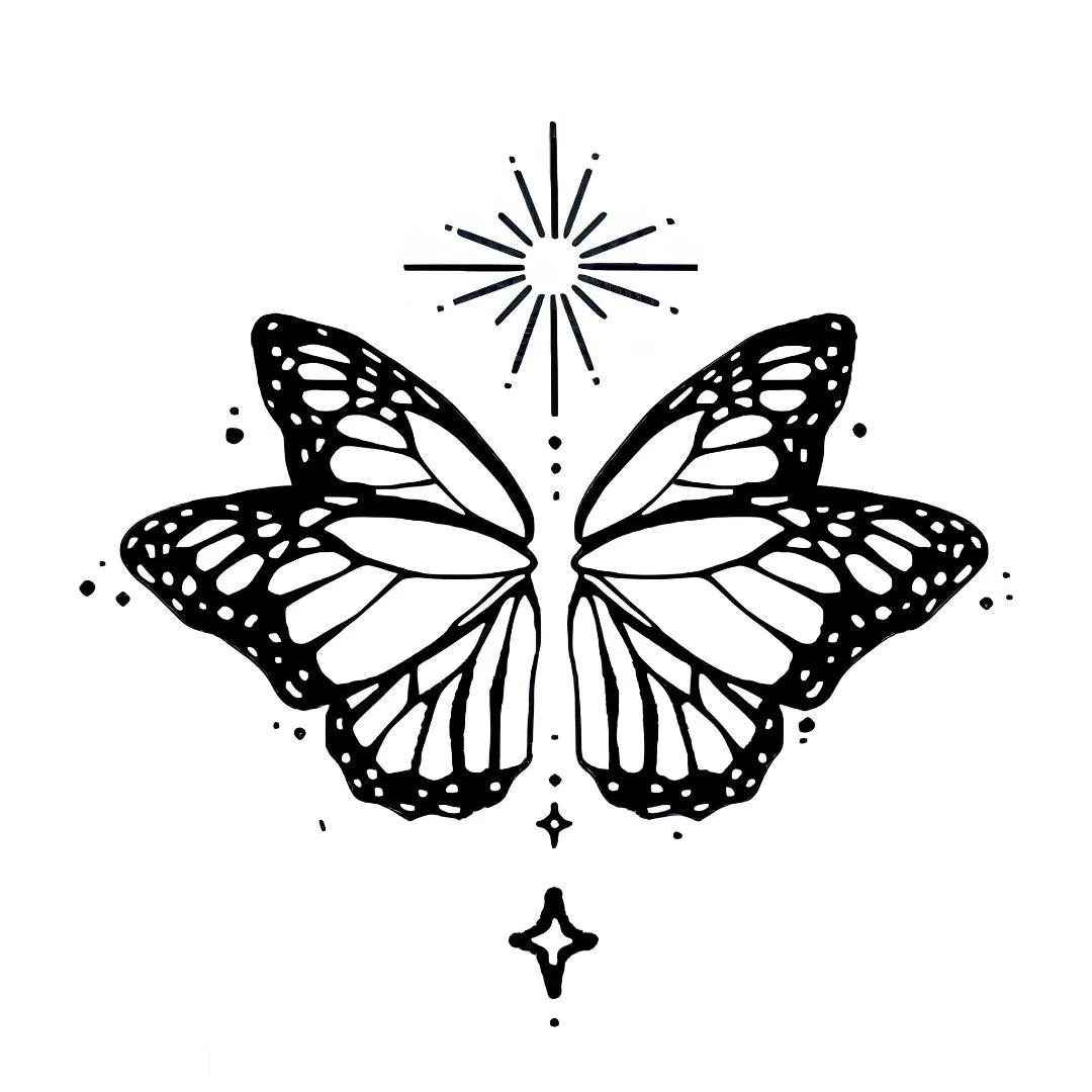 Celestial Butterfly Tattoo - Image 2