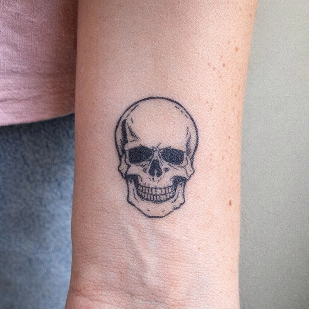 Classic Skull Tattoo