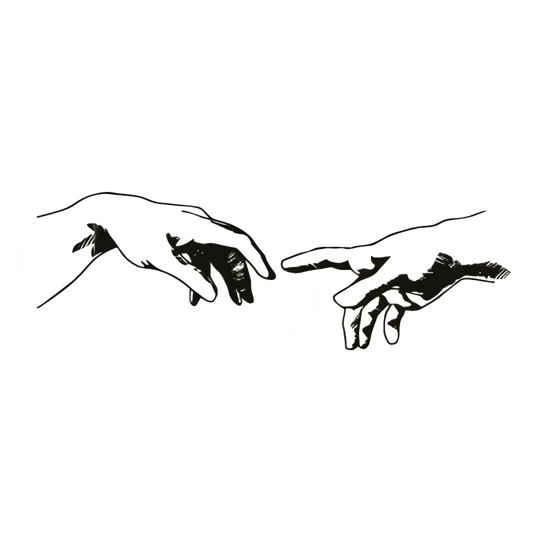 Creation of Adam Hands Tattoo - Image 2