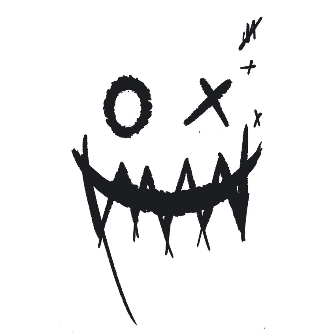 Creepy Joker Smile Tattoo - Image 2
