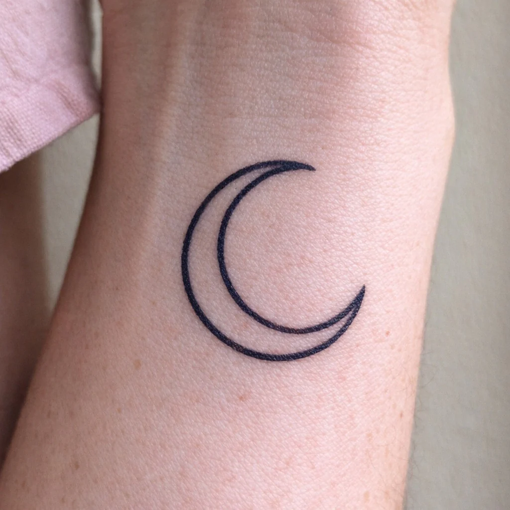 Crescent Moon Tattoo