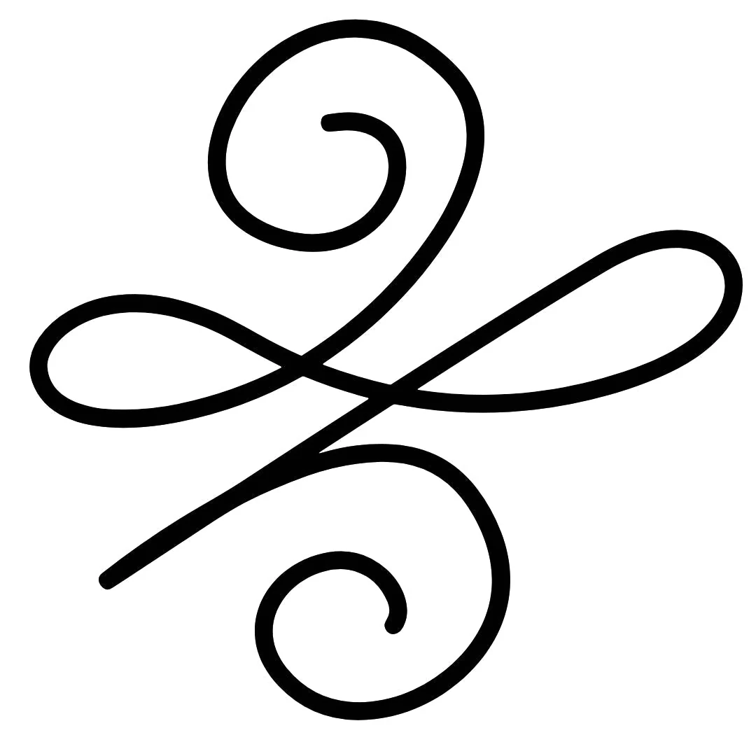 Intertwined swirl temporary tattoo - Image 2