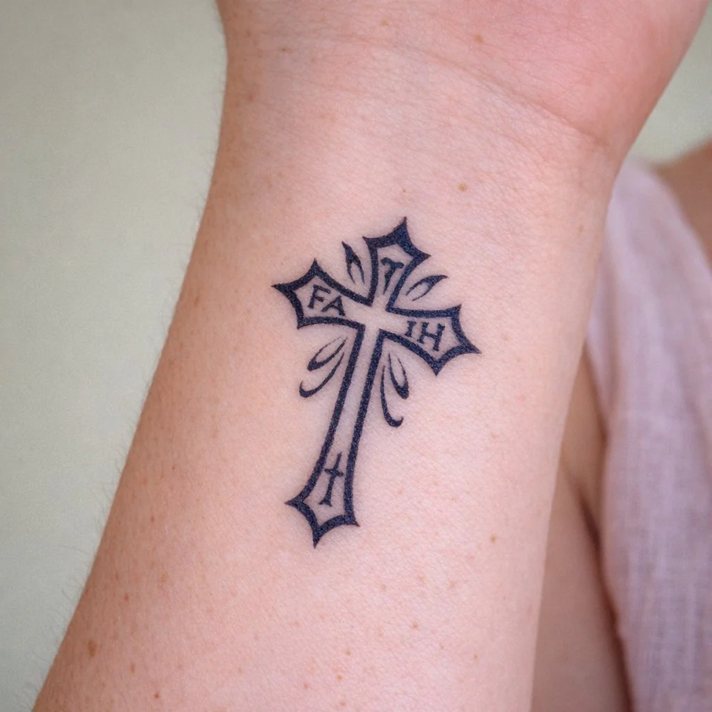 Faith Cross Tattoo