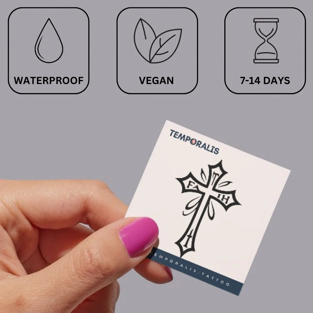 Faith Cross Tattoo - Image 3