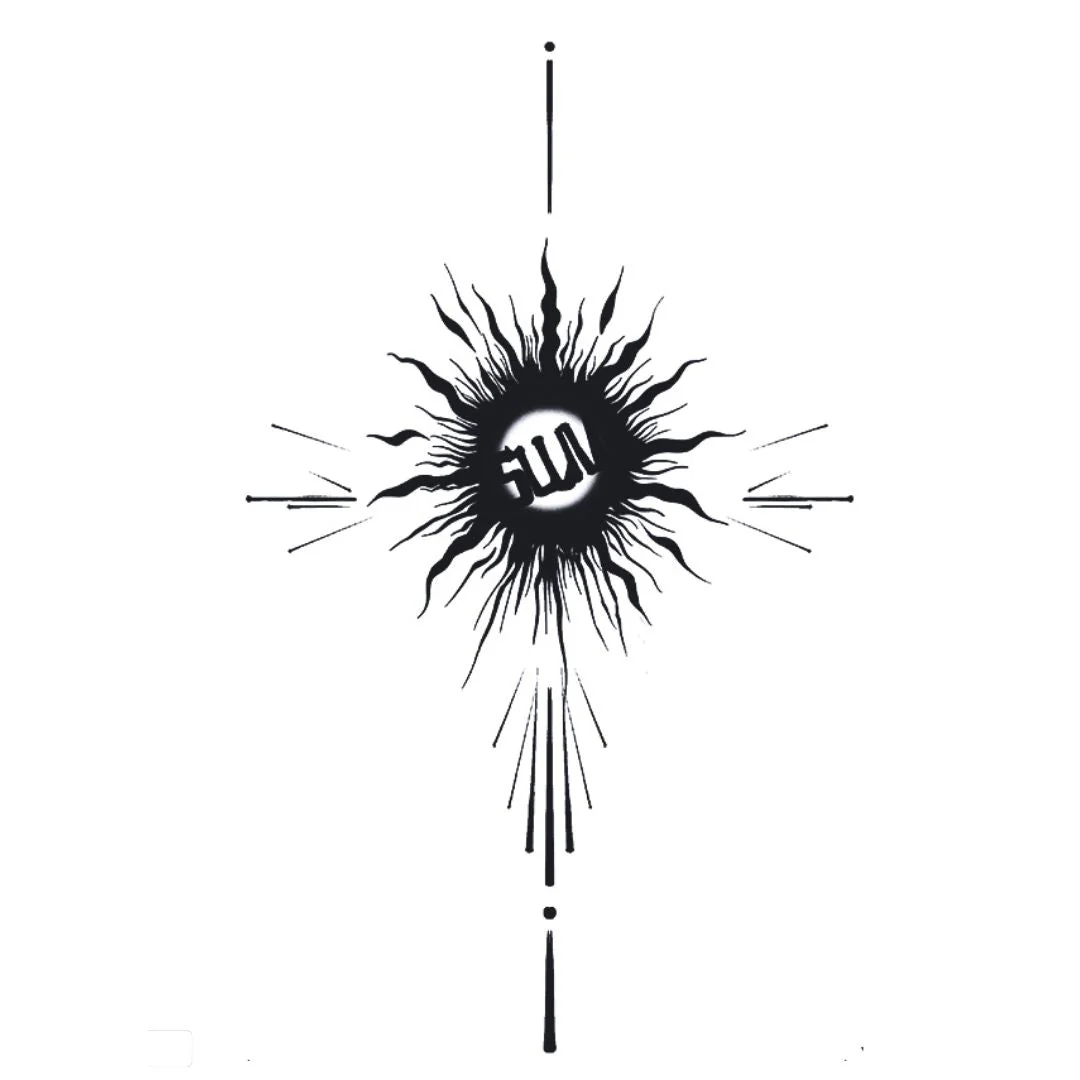 Fist Explosion Sun Tattoo - Image 2