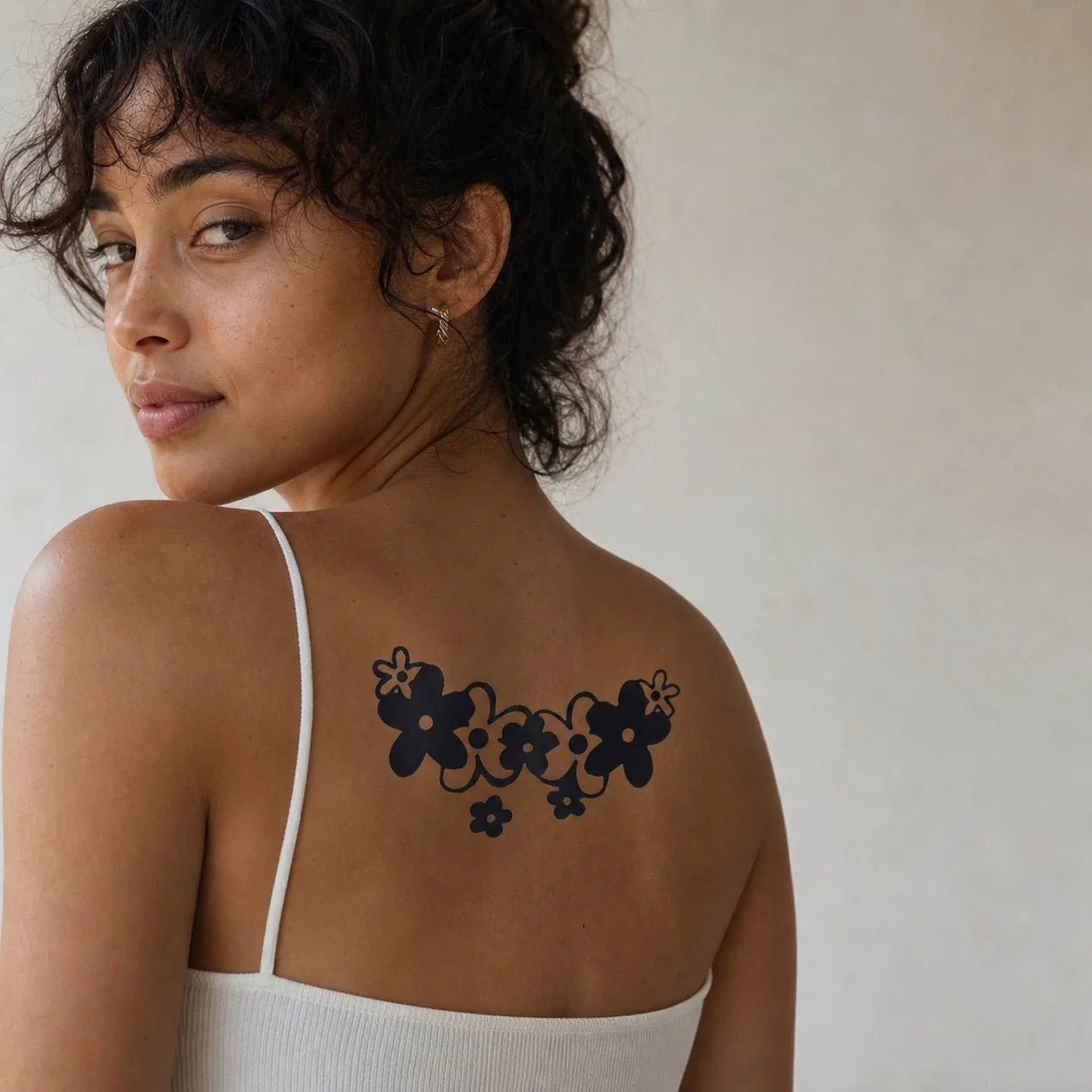 Floral Garland Duo Tattoo