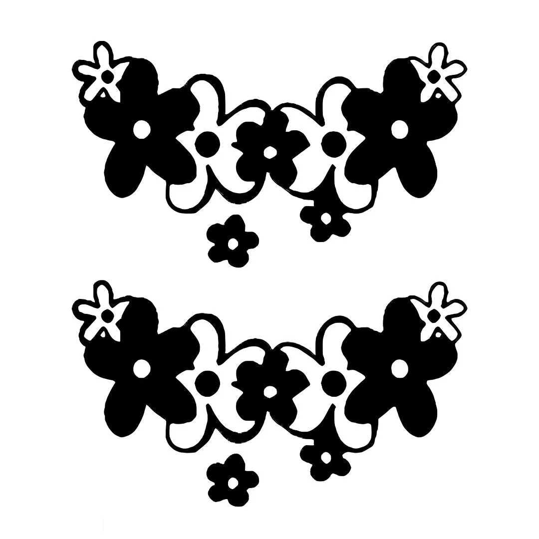 Floral Garland Duo Tattoo - Image 2