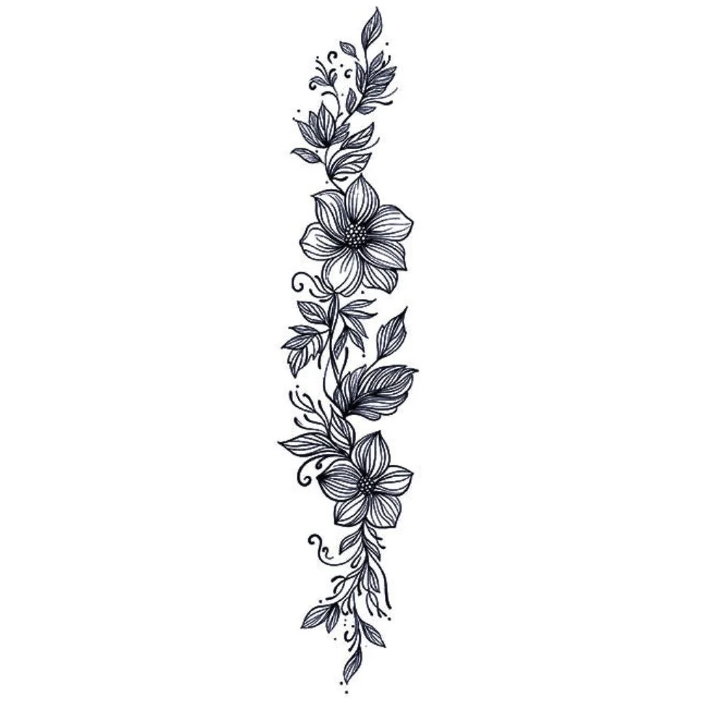 Floral Garland Tattoo - Image 2
