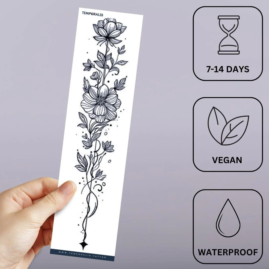 Floral Vine Garland Tattoo - Image 3