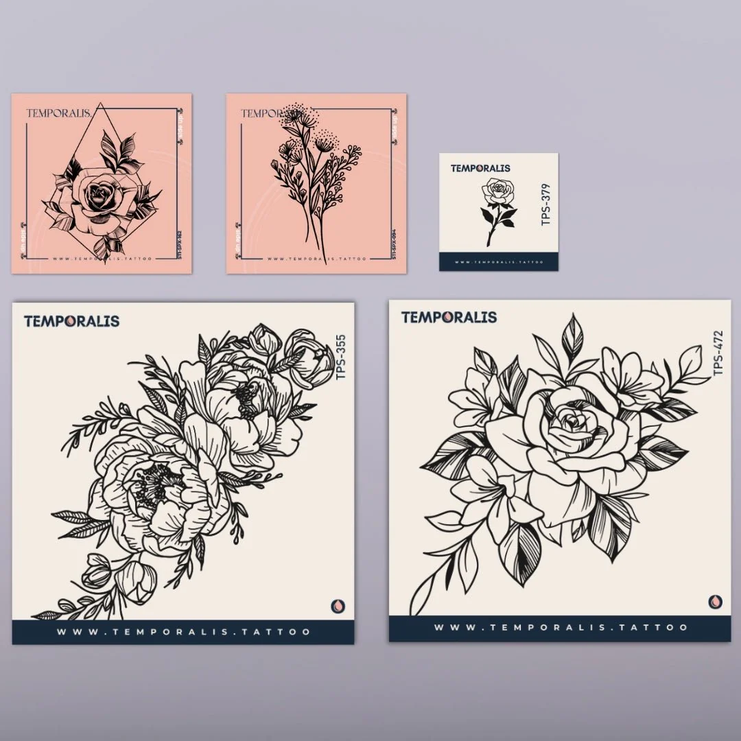 Flower - Tattoo Kit (5 tattoos)