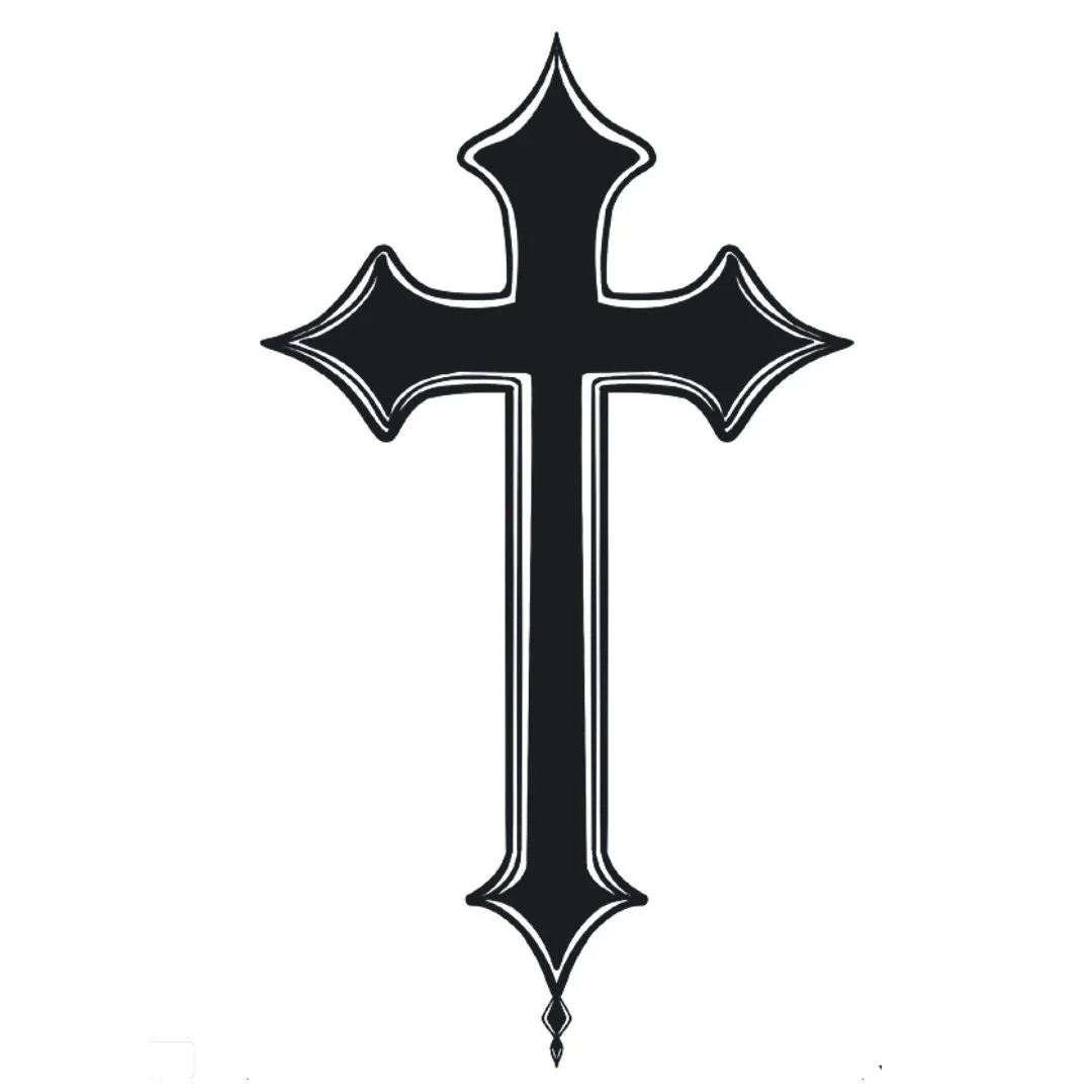 Gothic Cross Tattoo - Image 2