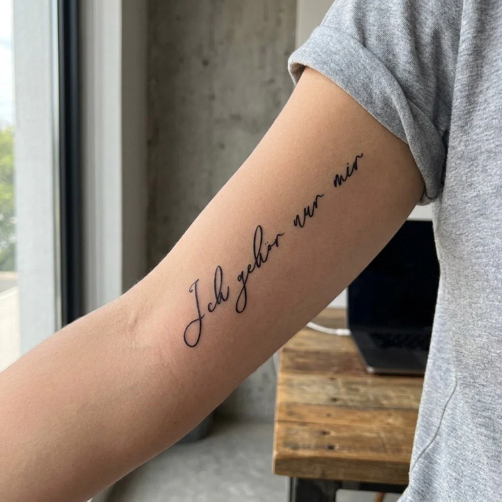 Ich Gehör Nur Mir Tattoo