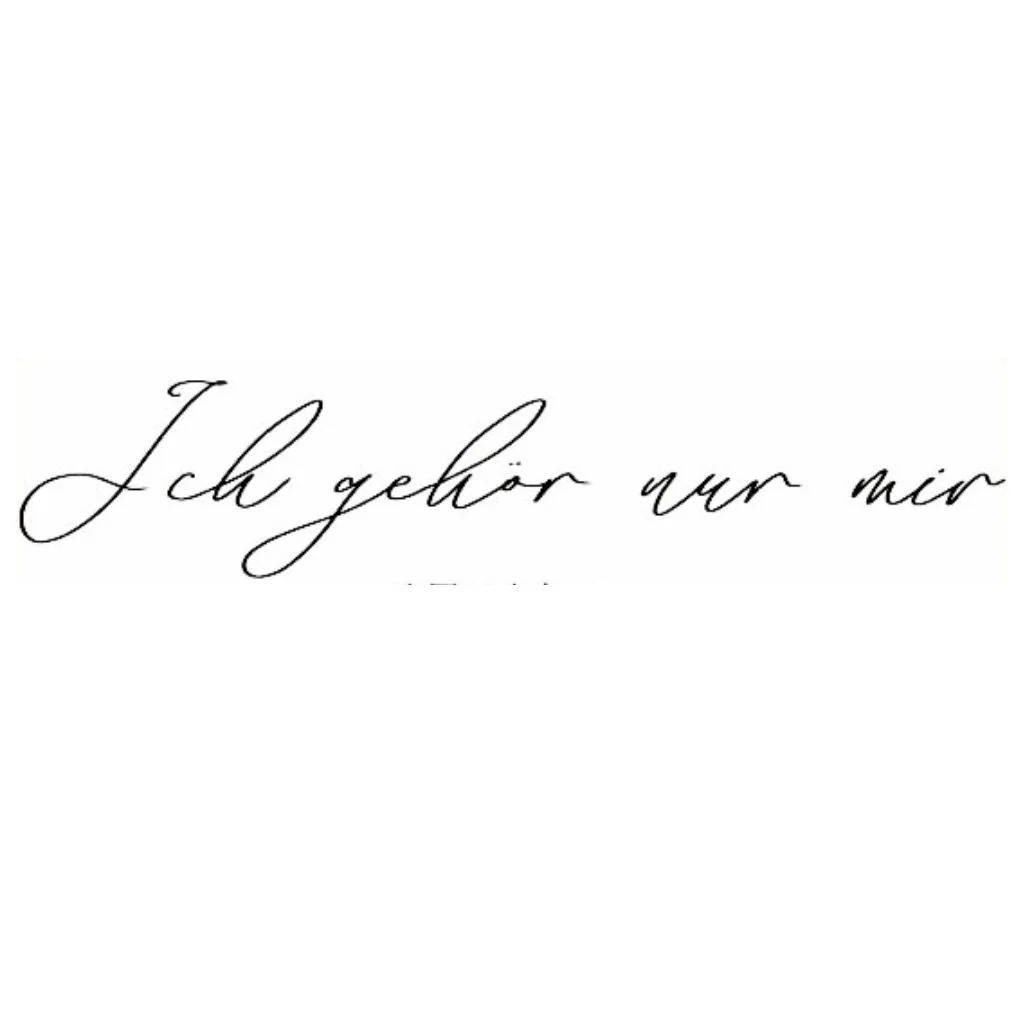Ich Gehör Nur Mir Tattoo - Image 2