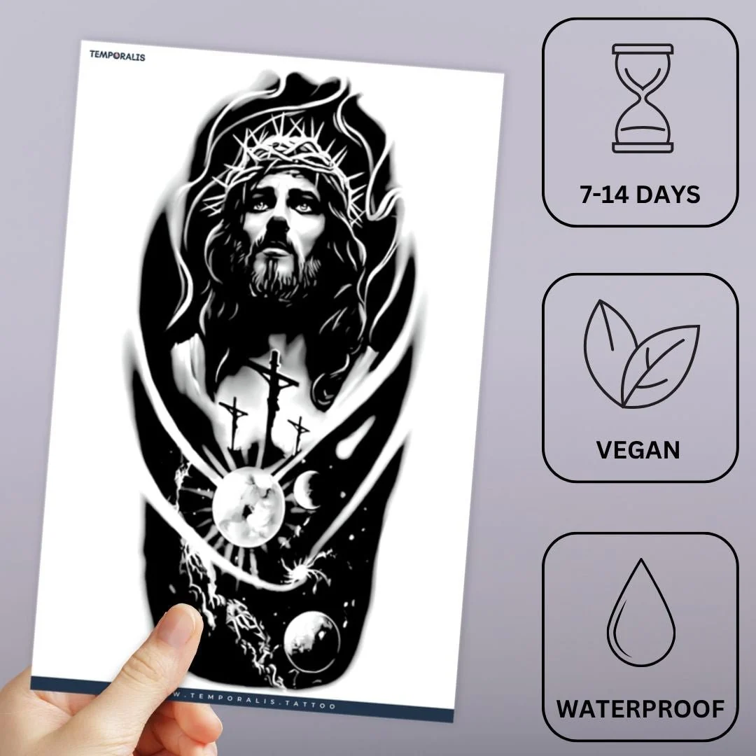 Jesus Crown of Thorns Tattoo - Image 3