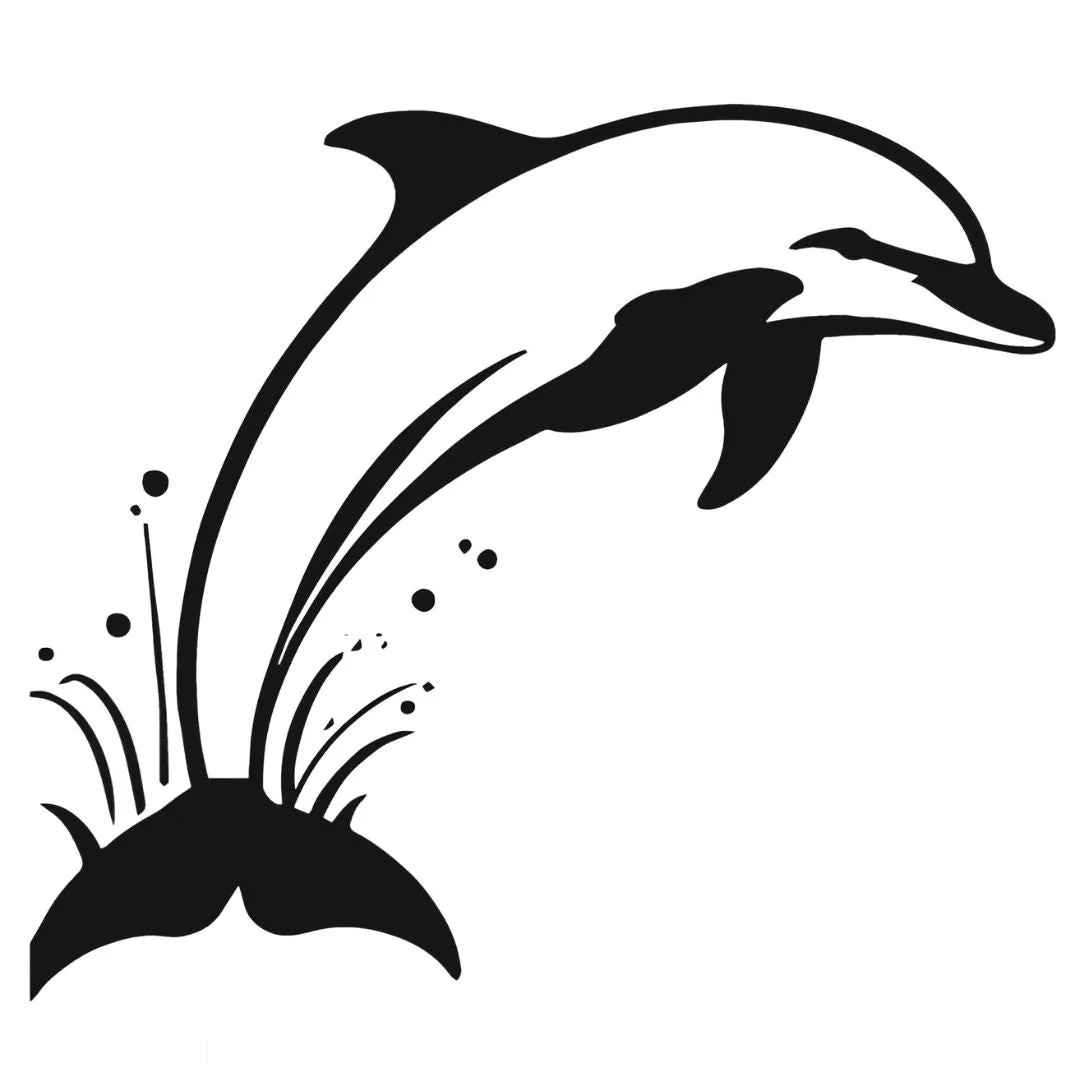 Jumping Dolphin Tattoo - Image 2