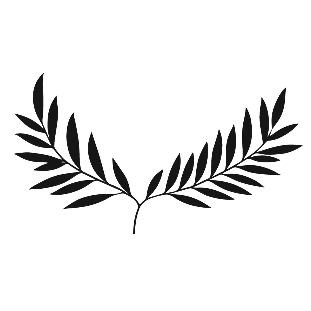 Laurel Wreath Branch Tattoo - Image 2