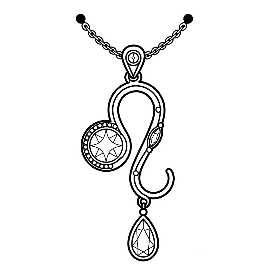 Leo Jewel Zodiac Tattoo