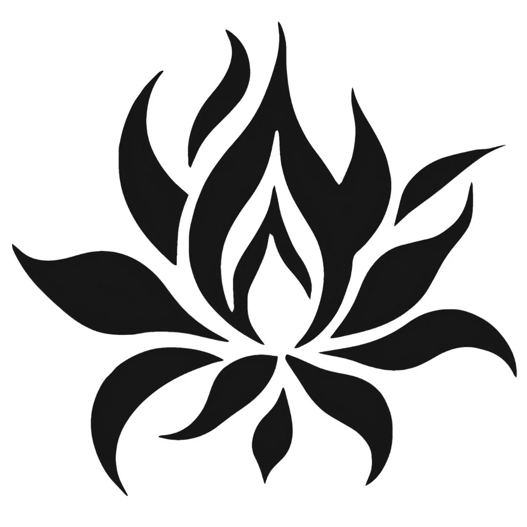 Lotus Flame Tattoo - Image 2