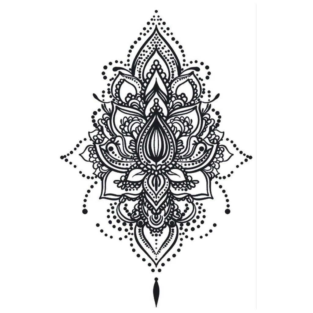Lotus Mandala Chandelier Tattoo - Image 2