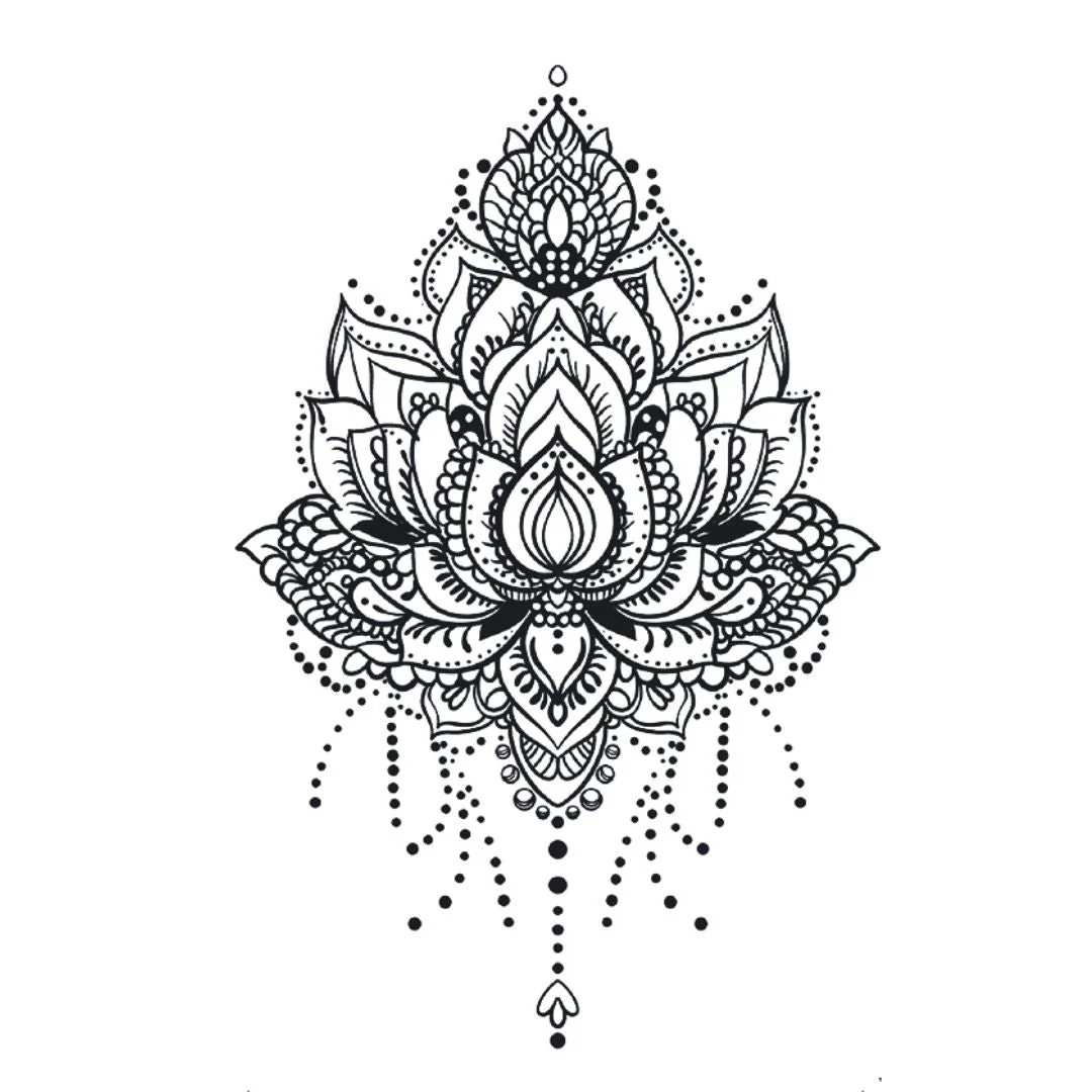 Lotus Mandala Chandelier Tattoo - Image 2