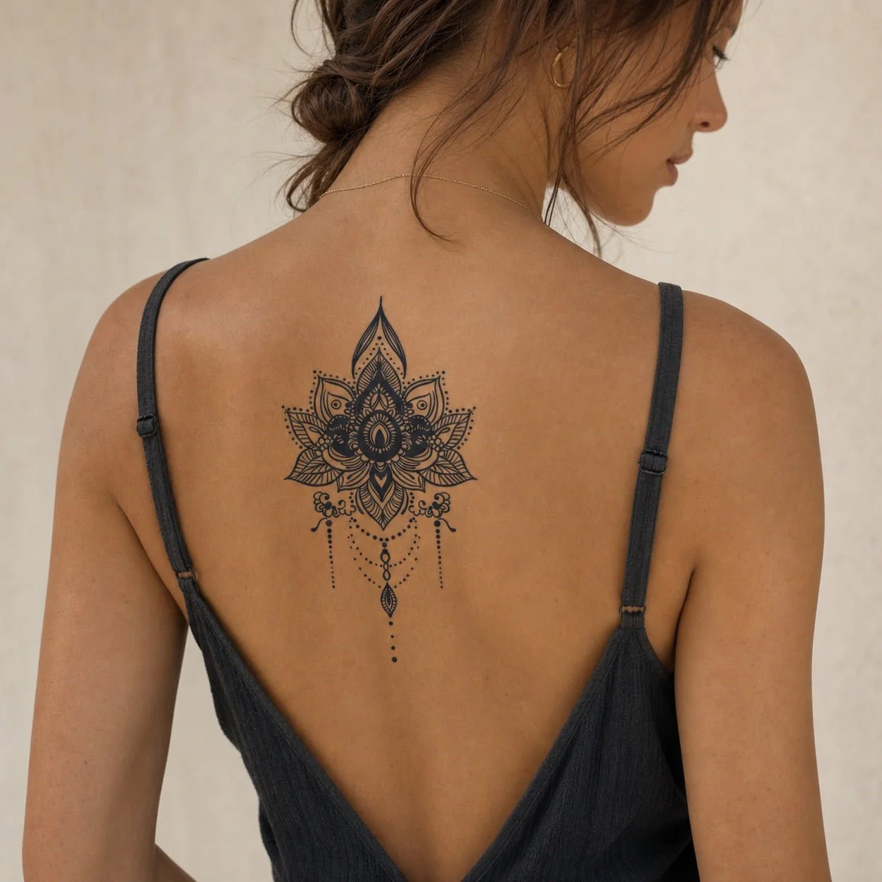 Lotus Mandala Chandelier Tattoo