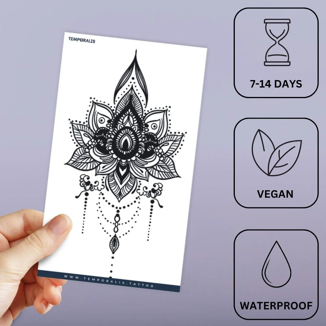 Lotus Mandala Chandelier Tattoo - Image 3
