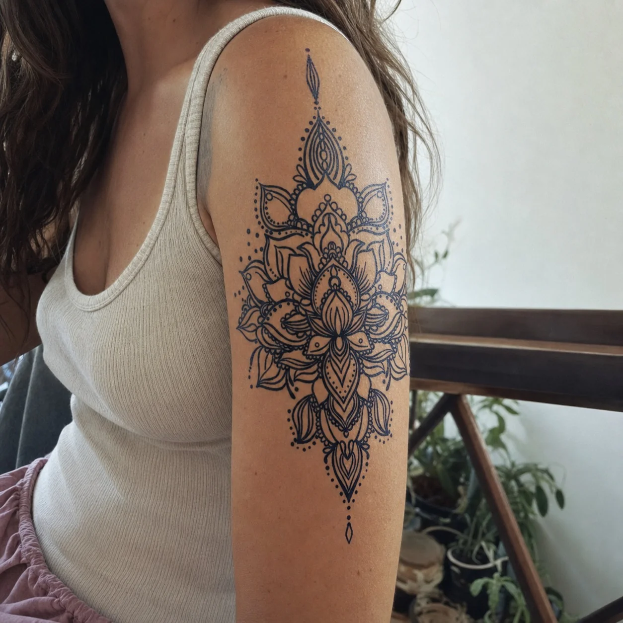 Lotus Mandala Ornamental Tattoo