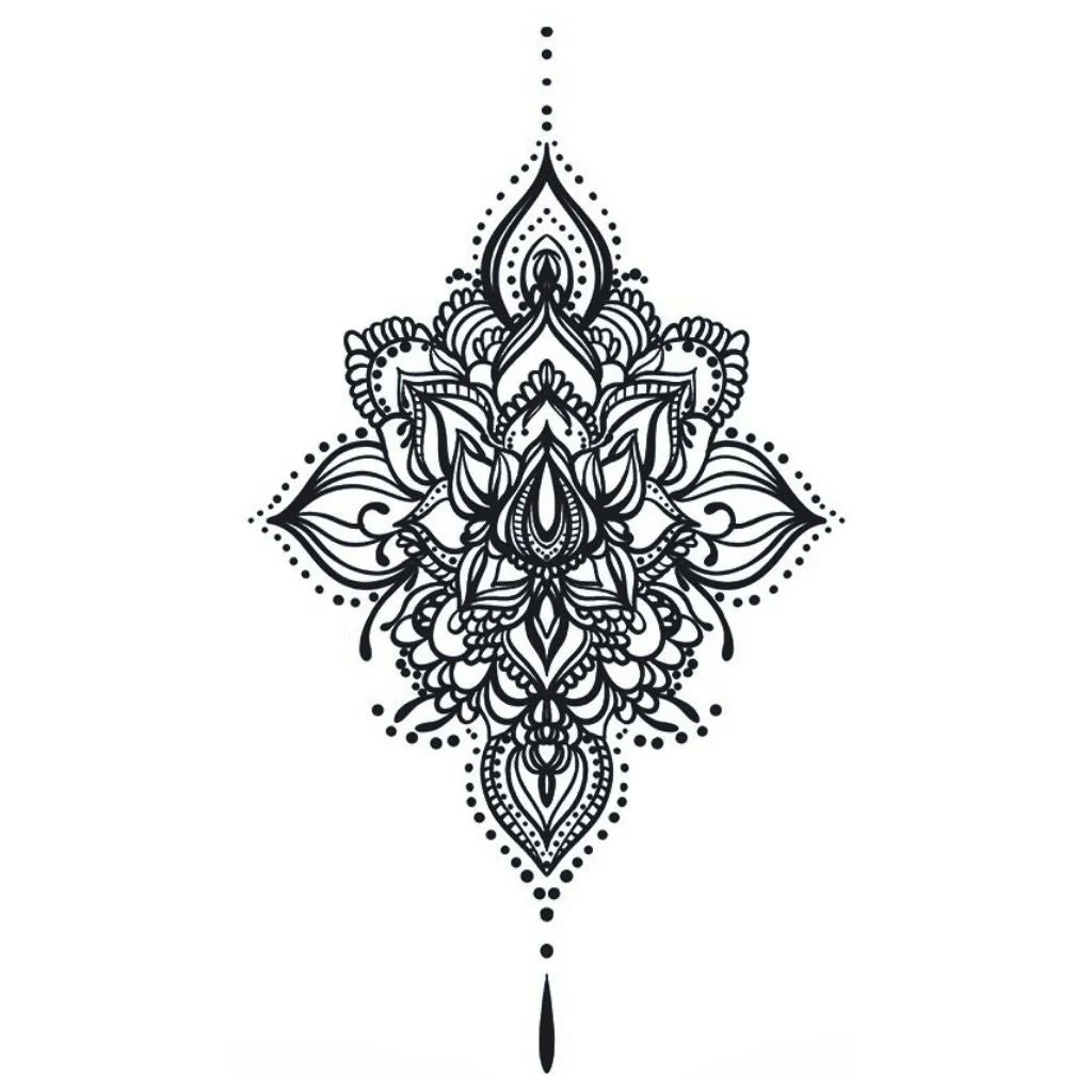 Mandala Lotus Tattoo - Image 2