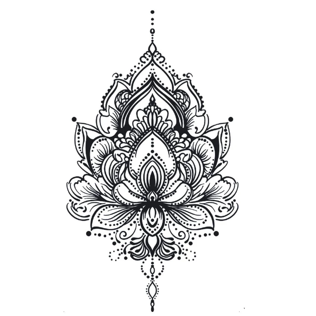 Mandala Lotus Tattoo - Image 2