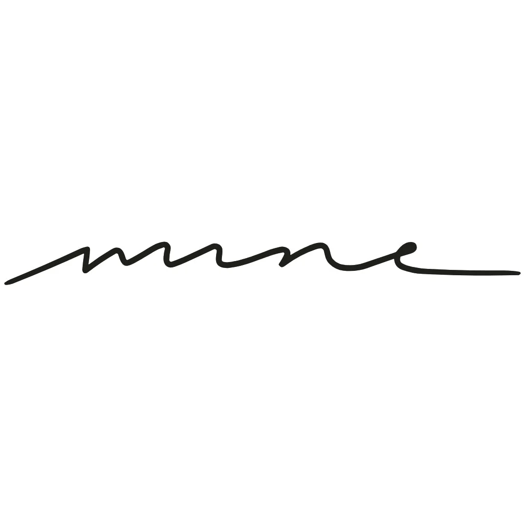 “mine” cursive script temporary tattoo - Image 2