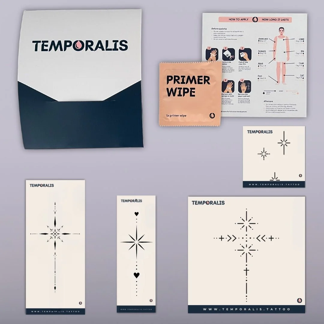 Minimalist Star- Tattoo Kit (4 tattoos) - Image 2