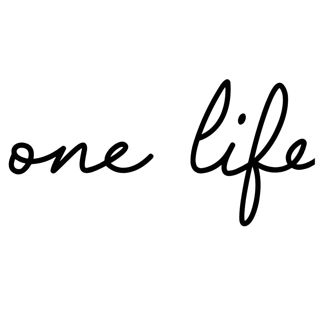 One Life script temporary tattoo - Image 2