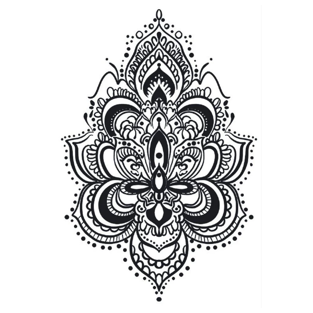 Ornate Lotus Mandala Tattoo - Image 2