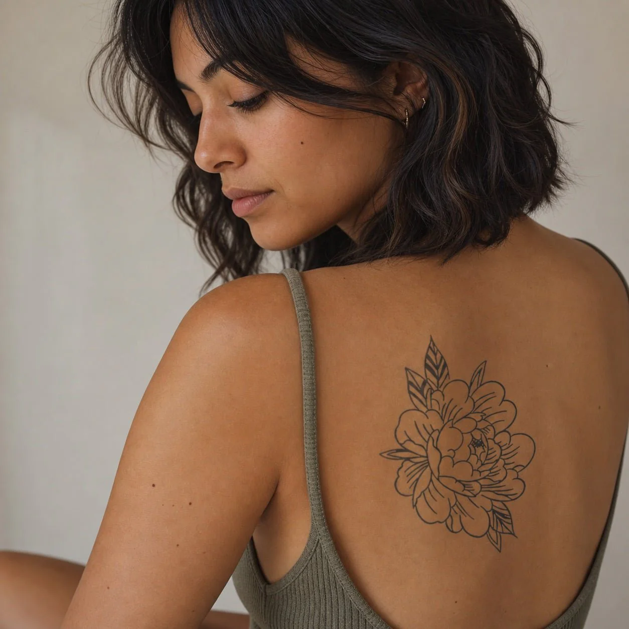 Peony Bloom Tattoo