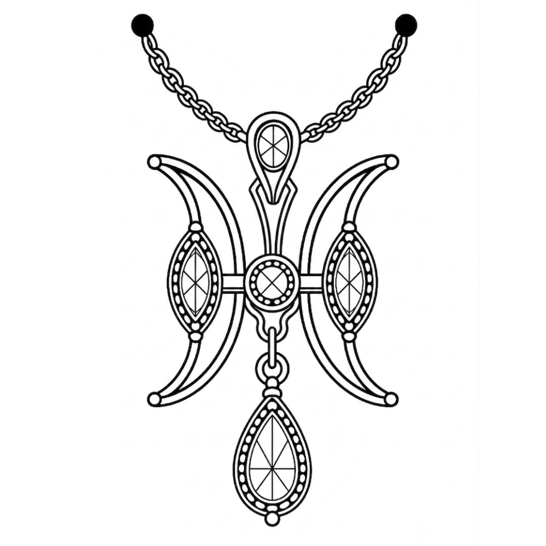 Pisces Jewel Zodiac Tattoo