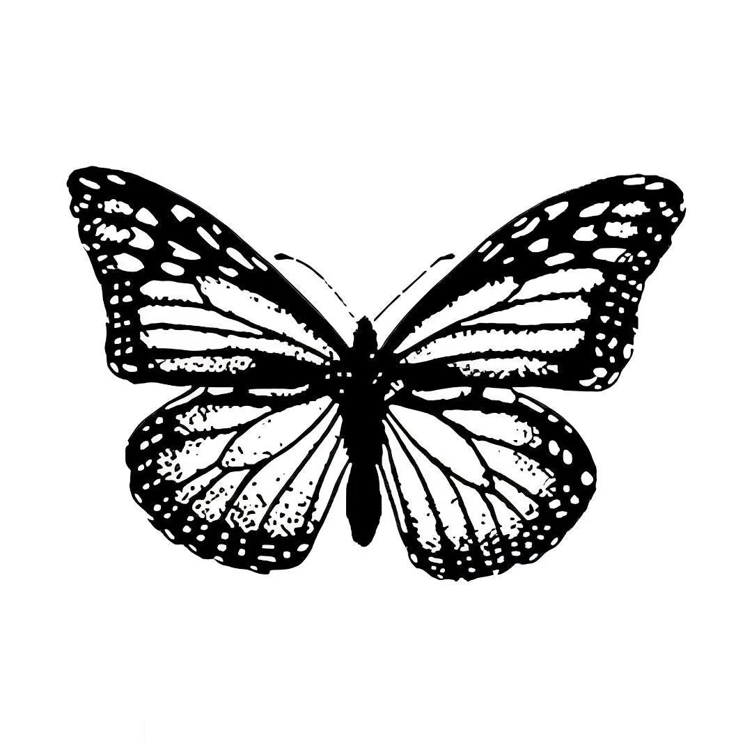 Realistic Monarch Butterfly Tattoo - Image 2