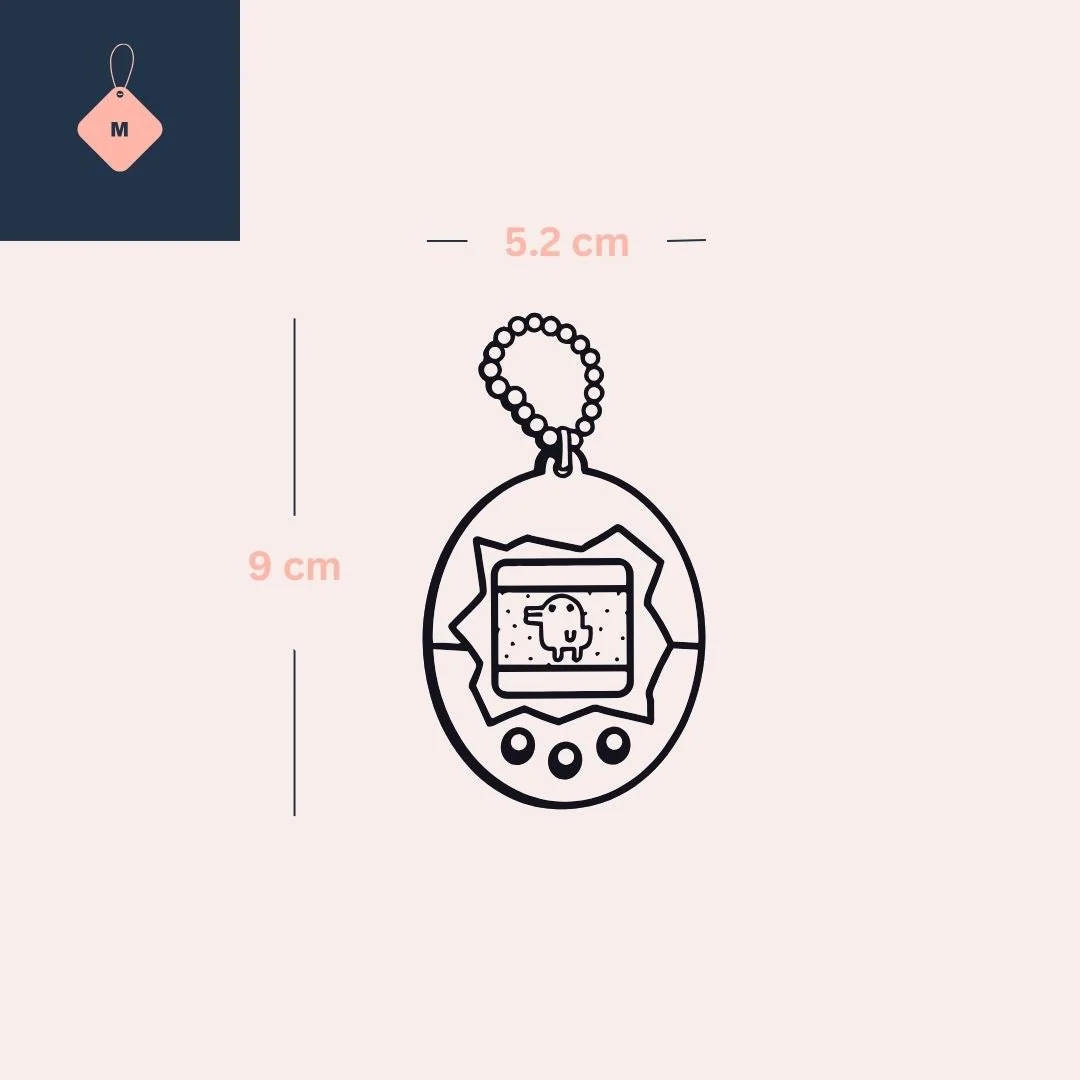 Tamagotchi keychain temporary tattoo - Image 4