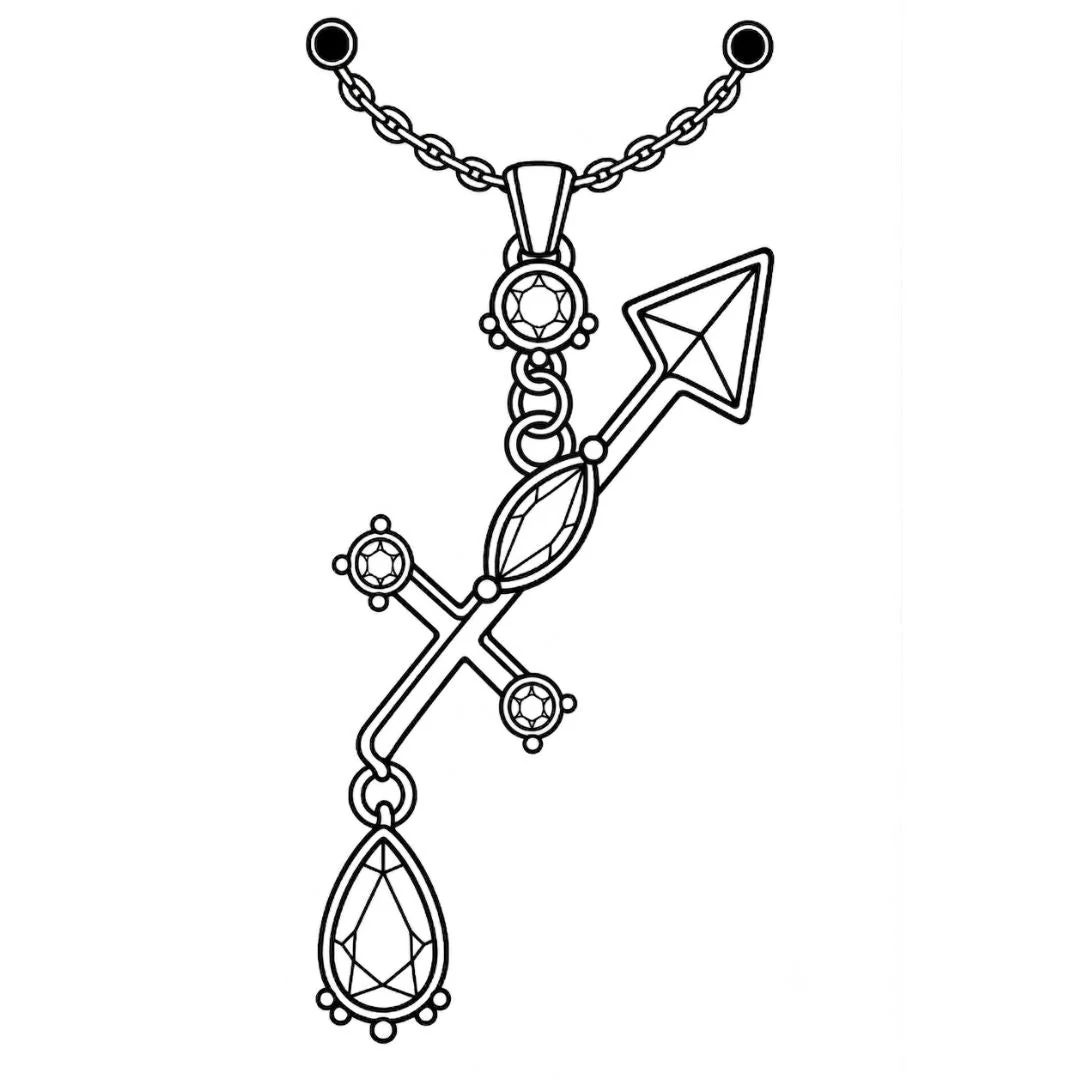 Sagittarius Jewel Zodiac Tattoo