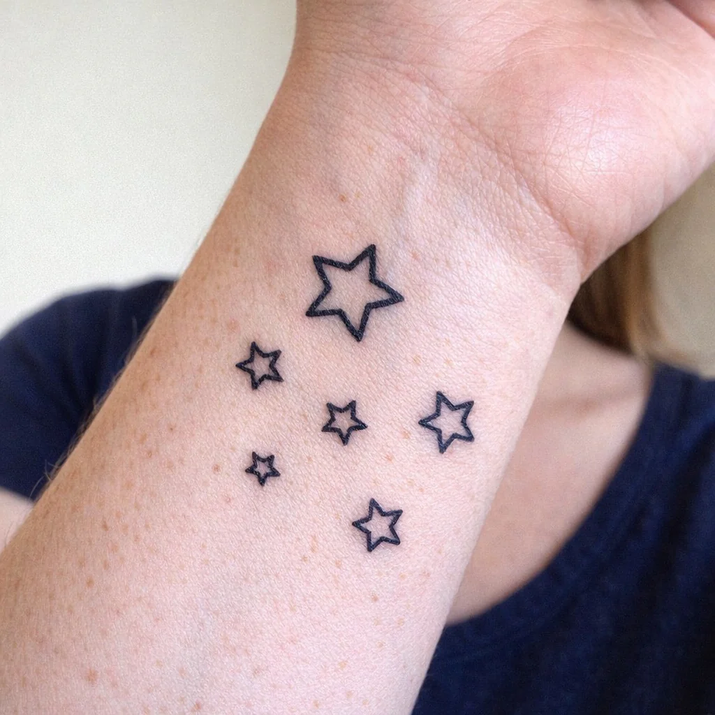 Scattered Stars Tattoo