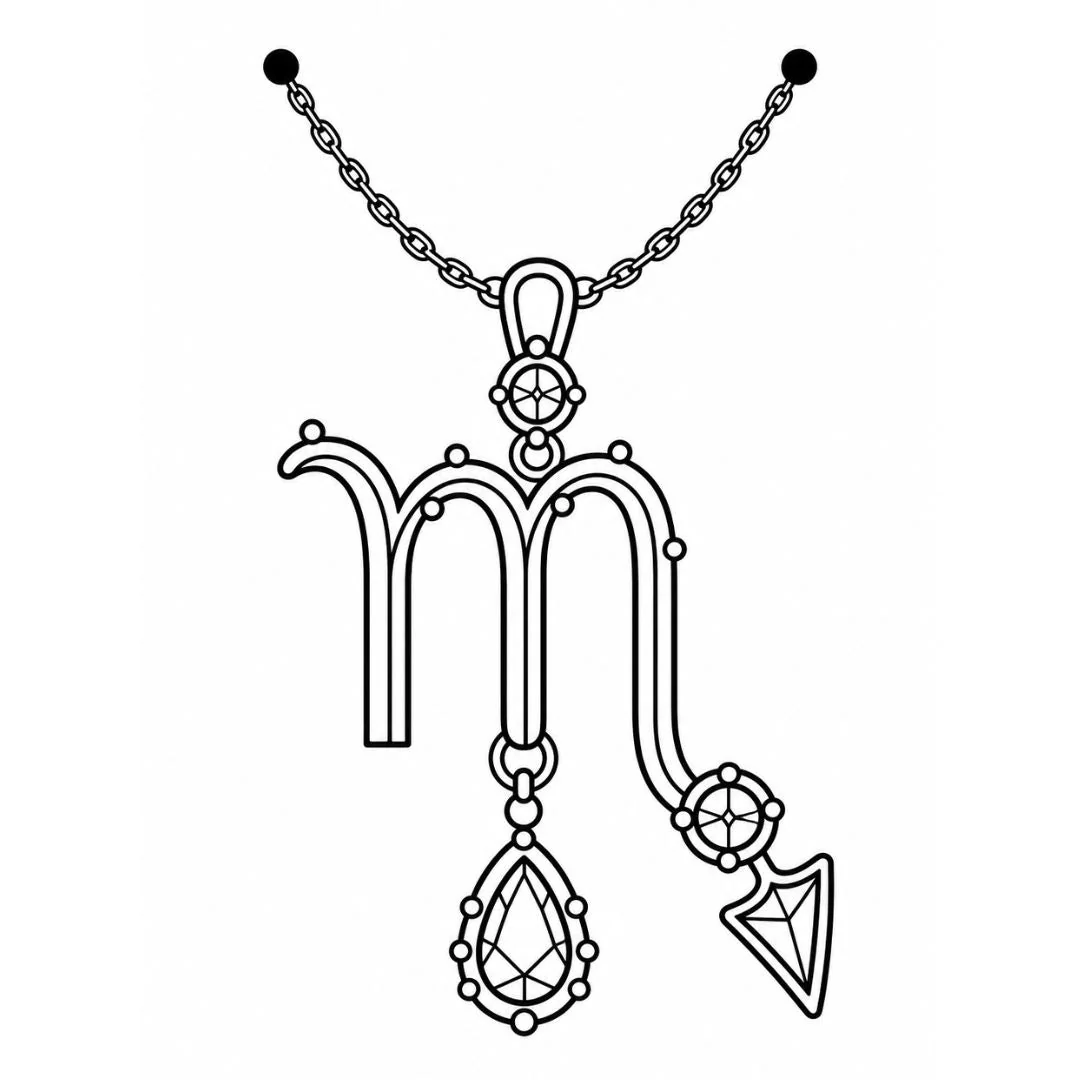 Scorpio Jewel Zodiac Tattoo
