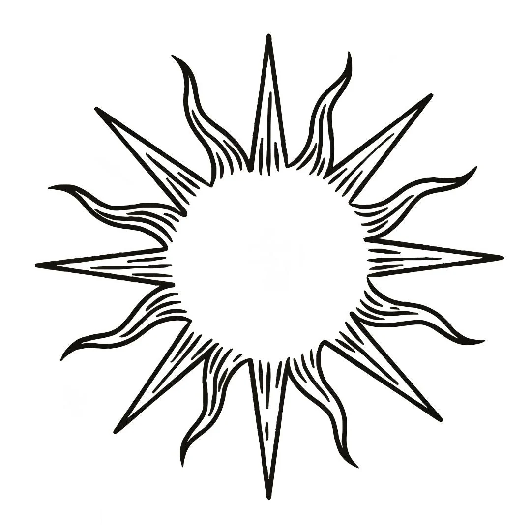 Sketch Sun Tattoo - Image 2