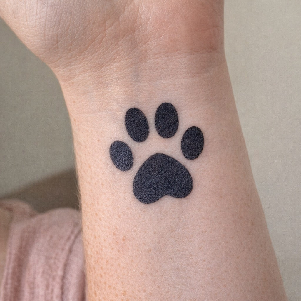 Paw Print Tattoo