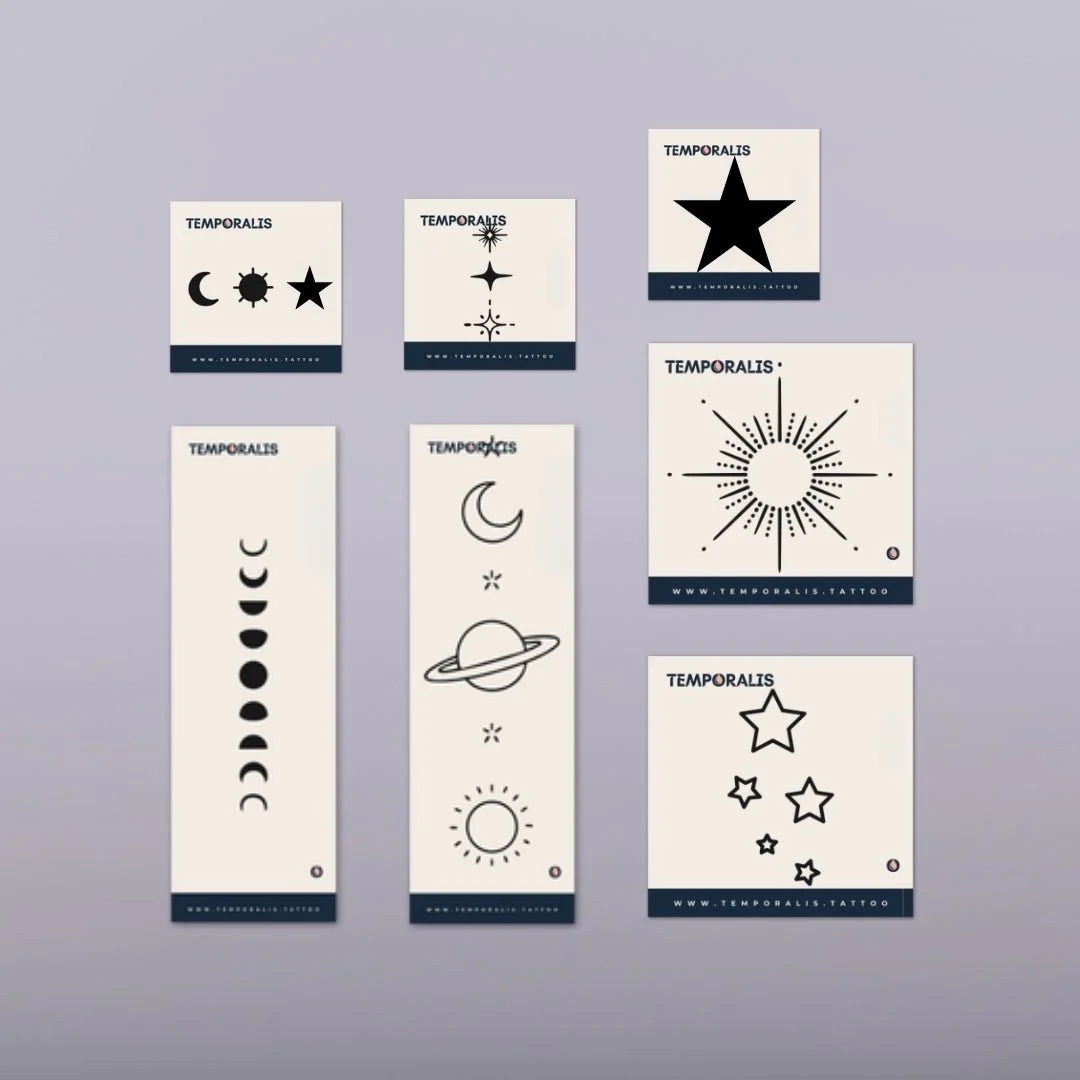 Stars - Tattoo Kit (7 tattoos)