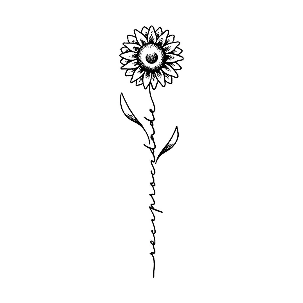 Sunflower Reciprocidade Tattoo - Image 2