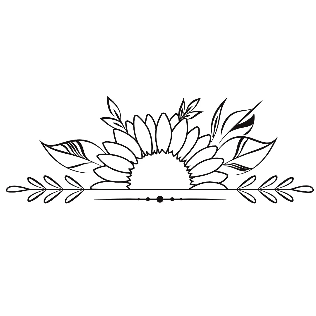 Sunflower sunrise temporary tattoo - Image 2